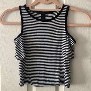 Forever 21 Striped Crop Top